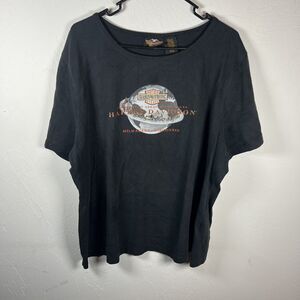 Vintage Harley‎ Davidson Shirt Womens 2W 100th Anniversary 2003 Milwaukee USA